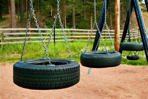 Automobile Tires Swings Stock Image Image Of Roadtrip 17082535