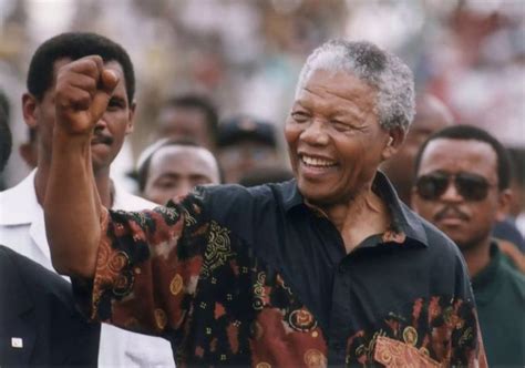 Nelson Mandela Wurde Vor 25 Jahren Südafrikas Präsident