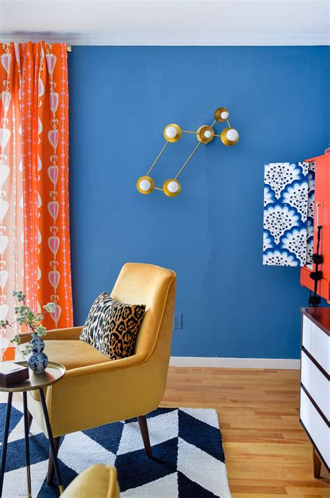 Our Mid Mod Eclectic Living Room Is Complete It Packs A Punch And