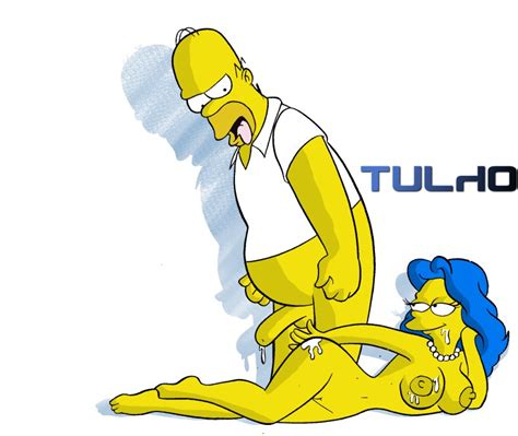 Rule 34 After Sex Breasts Clothes Color Cum Female Homer Simpson Human Male Marge Simpson