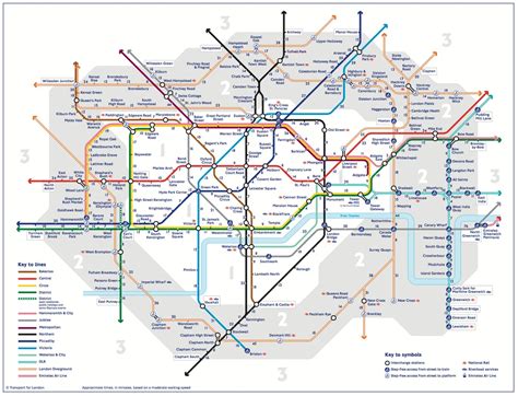 A New London Tube Map Shows Walking Times Between Stations News