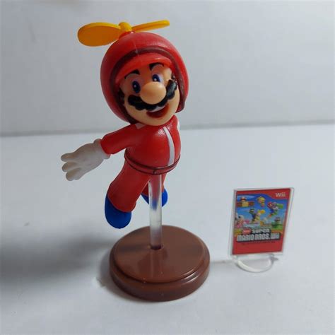 New Super Mario Bros Wii Propeller Mario Choco Egg Mini Figure Gashapon
