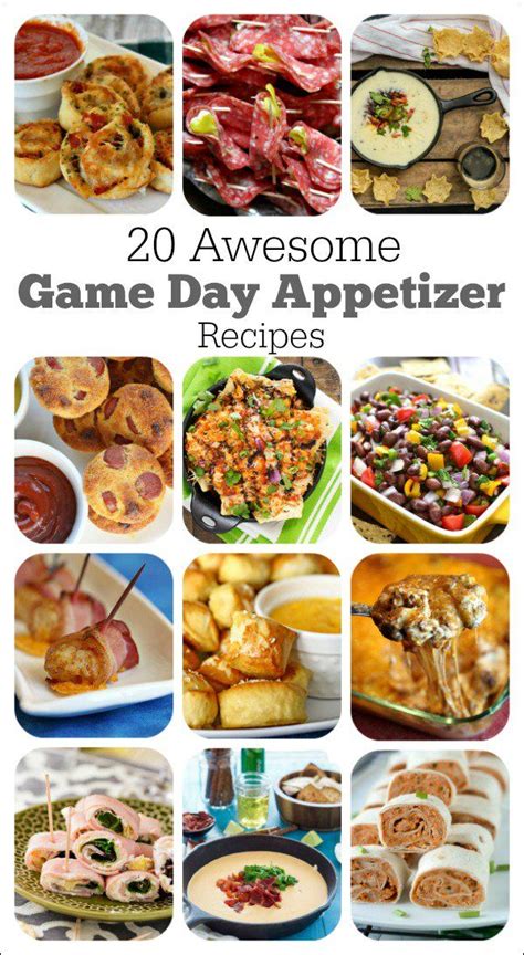 20 Awesome Game Day Appetizer Recipes Appetizer Recipes Healthy