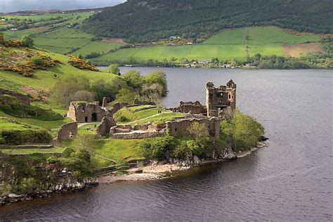 With Views Looking Out Over Loch Ness Urquhart Castle Is One Of The
