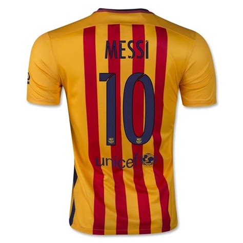 Lionel Messi Barcelona 10 Womens Soccer Jersey Home Short Sleeve Adult
