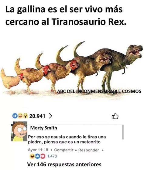 La Gallina Y El Tiranosaurio Porque Soy M S Cuadro Que Marco