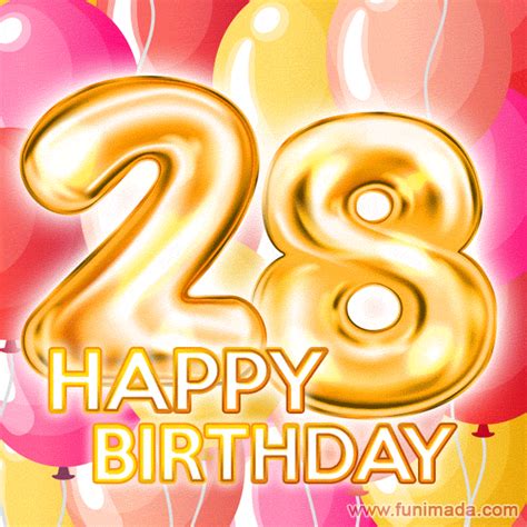 Happy 28th Birthday Animated S