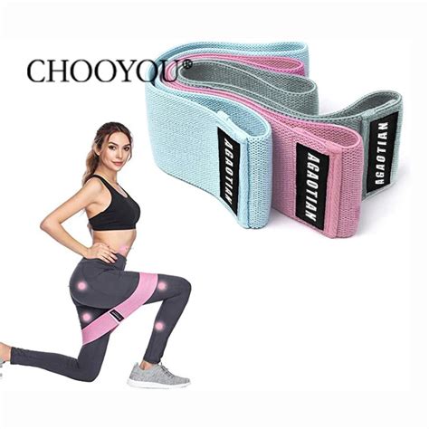 3 Pcs Fabric Resistance Bands Booty Band Set Gym Equipment Workout Elastic Rubber Band For Yoga