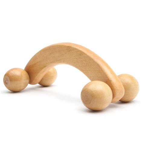 4 Rolling Wheels Wooden Massager Full Body Relaxing Roller At Banggood Sold Out Arrival Notice