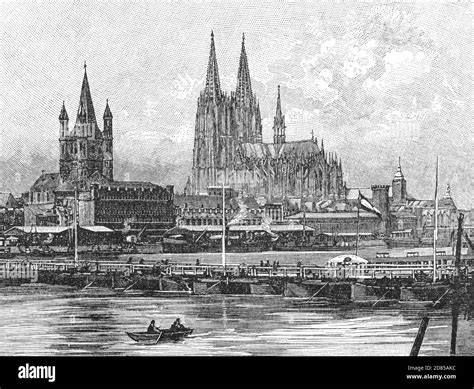 Work Art Cologne Cathedral Church Black And White Stock Photos And Images