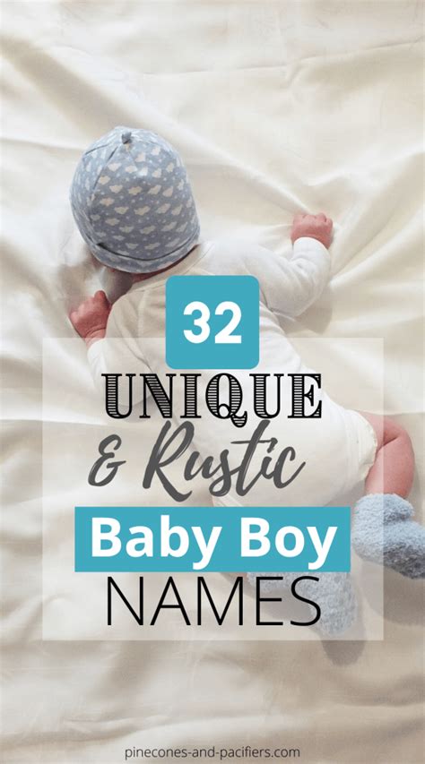 32 Unique Rustic Baby Boy Names Pinecones And Pacifiers