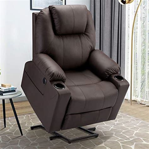 Comhoma massage heated electric lounge power lift recliner chair massage. Esright Electric Power Recliner Lift Chair Faux Leather ...