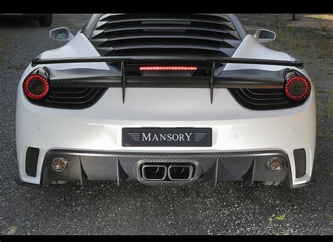 2011 Mansory Siracusa Based On Ferrari 458 Italia Rear Car Hd