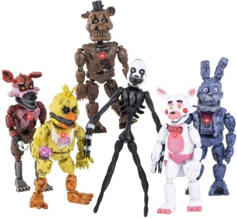 6pc Set Five Nights At Freddys Fnaf Action Figures Christmas Xmas Toy