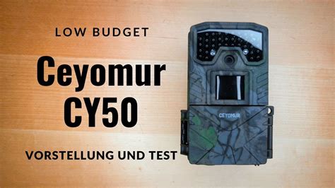 Ceyomur CY Low Budget MP Wildkamera Vorstellung Und Test YouTube