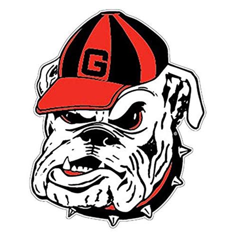 Georgia Bulldogs Mascot Decal Trenz Shirt Company