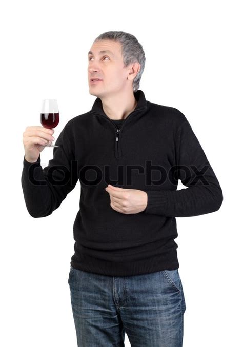 17.947 man holding wine glass foto's en beelden. Man holding a glass of red port wine | Stock Photo | Colourbox