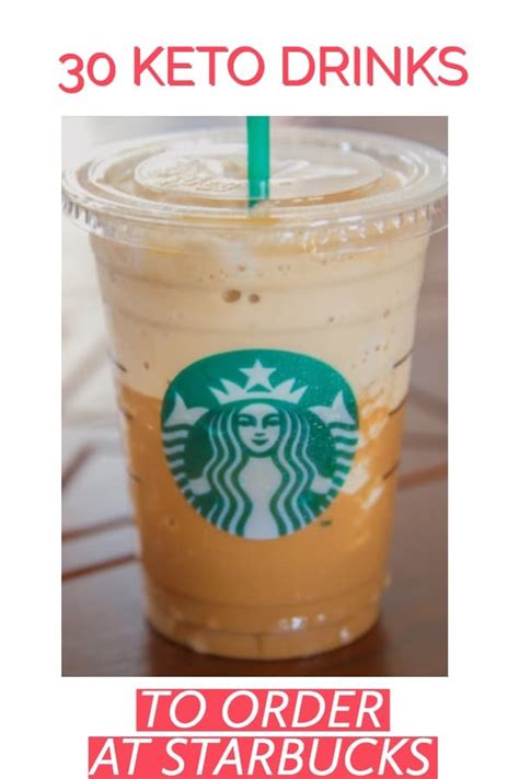 30 Ways To Order Keto Drinks From Starbucks Starbucks Secret Menu