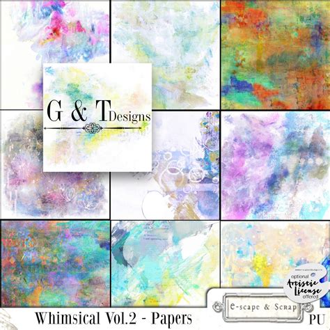 E Scape And Scrap Gandt Designs Whimsical Vol2 And Freebies