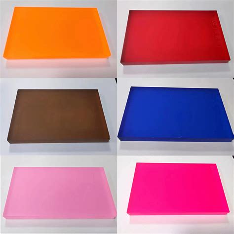 4x8 3mm Clear Colored Cast Acrylic Plastic Sheet Board Panel China