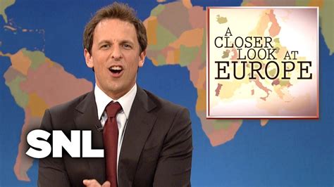 Weekend Update A Closer Look At Europe Snl Youtube