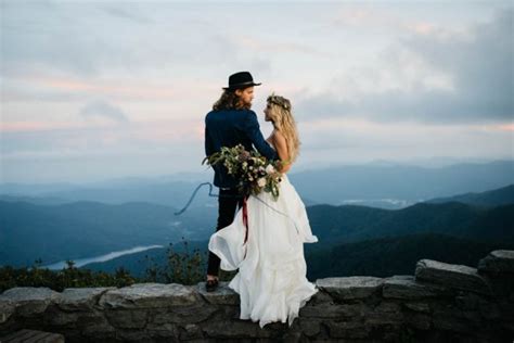 Blue Ridge Parkway Elopement Inspiration Junebug Weddings