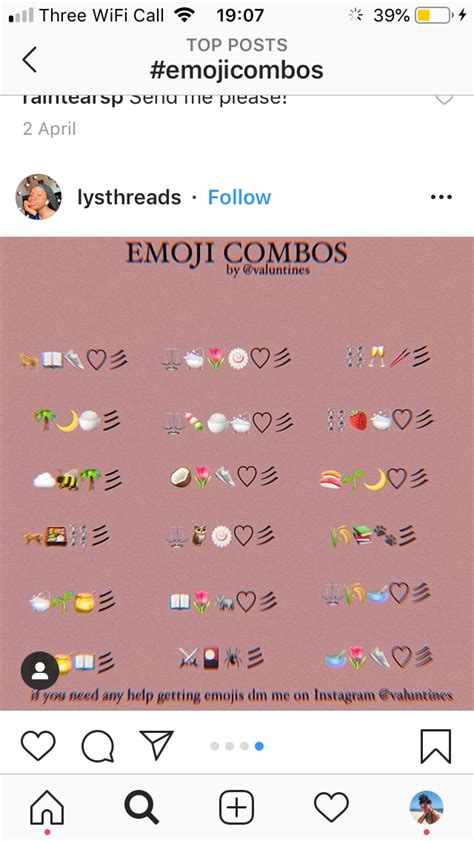 Aesthetic Emoji Combinations Cute