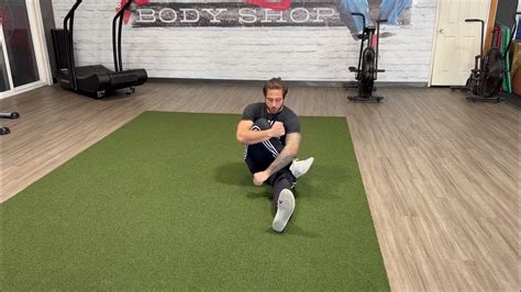 Sitting Knee To Chest Stretch Youtube