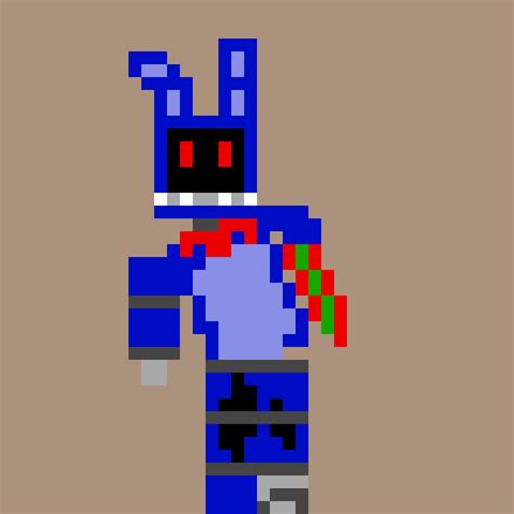 Pixilart Minecraft Withered Bonnie In The Pose Of Fnaf World By