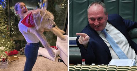 Barnaby Joyce Amber Heard Names Puppy After Aussie Dy Pm Who