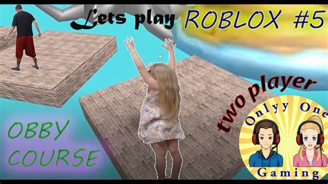 Lets Play Roblox 5 Two Player Obby Course Youtube