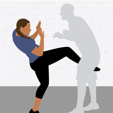 Self Defense Front Kick To Groin Self Defence Training Self Defense Moves Self Defense Martial