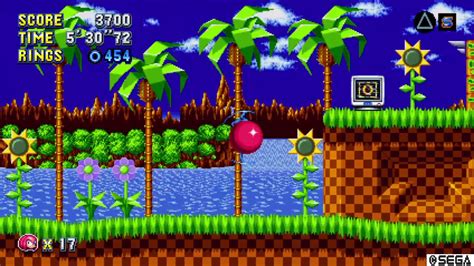 Sonic Mania Ghz Act 1 Water Sprites Gaseheavy