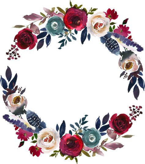 Flower Wreath Png Transparent Images Png All