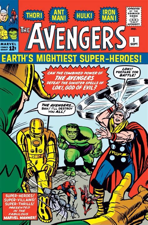 The First Ever Avengers Team Iron Man Hulk Thor And Ant Man 1963