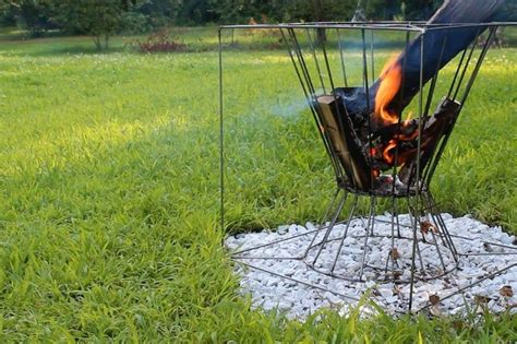 This rate should be determined with an estimated or approximate time the house can take to burn down. DIY Steel Fire Basket | Fire basket, Diy, Fire safe