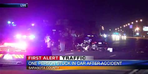 First Alert Traffic Three Car Accident Leaves One Person Trapped