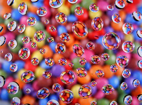 Colorful Smarties, multicolored water bubble wallpaper, Aero, HD ...
