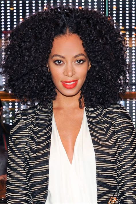 Solange Knowles Awesome Afro Celebrity Hair And Hairstyles Glamour