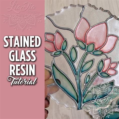 Stained Glass Resin Technique Video Tutorial
