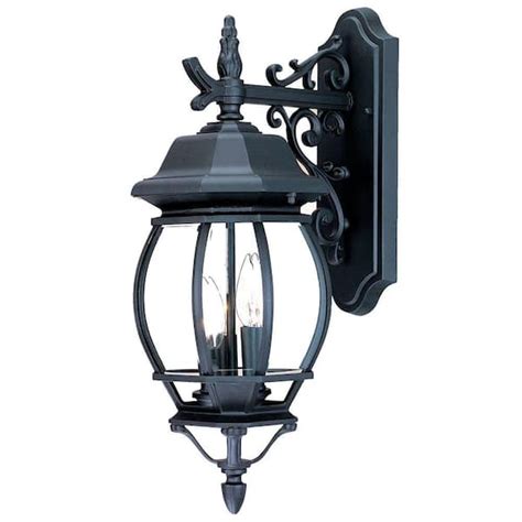 Acclaim Lighting Chateau Collection 3 Light Matte Black Outdoor Wall