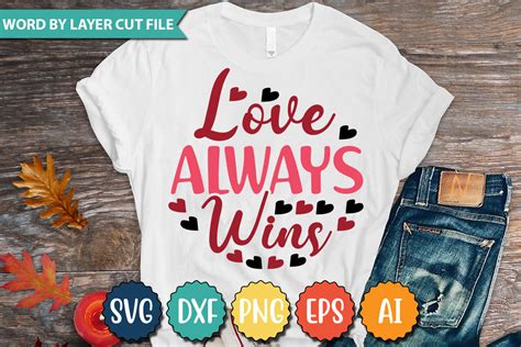 Love Always Wins Svg Graphic By Graphicpicker · Creative Fabrica