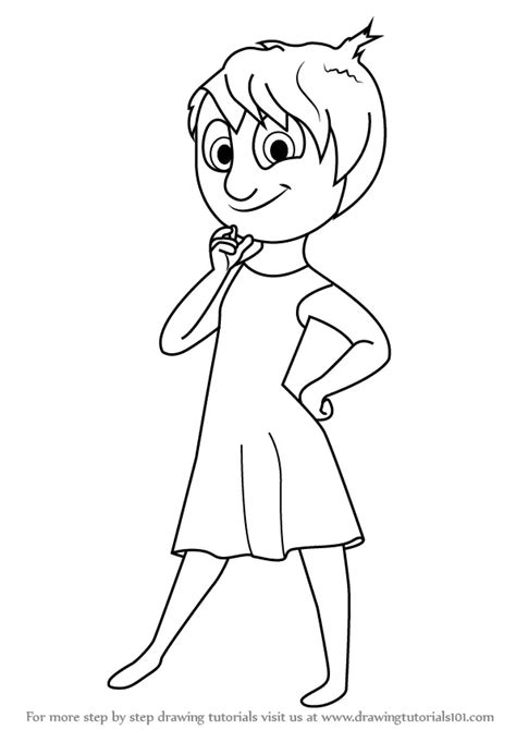 learn how to draw joy from inside out inside out step by step drawing tutorials