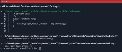 Solved Laravel Call To Undefined Function To Answer