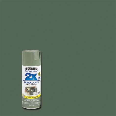 Rust Oleum Painters Touch 2x 12 Oz Gloss Sage Green General Purpose