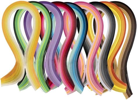 Paper Quilling Strips Set 900 Strips 45 Colors45cm Lenght With 3mm