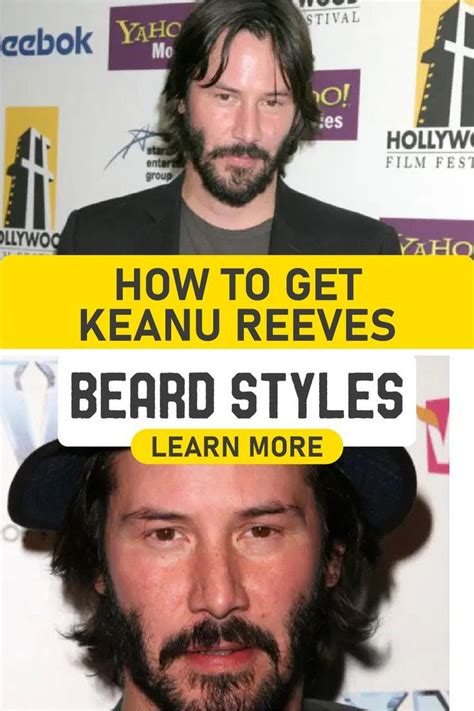How To Get Keanu Reeves Beard Styles