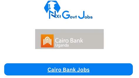 April 1 2024 Cairo Bank Jobs 2024 Apply Online Ug
