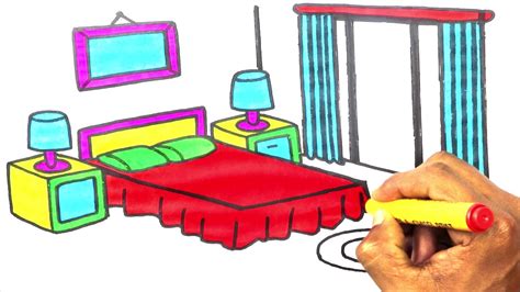 How To Draw A Small Bedroom