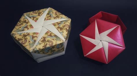 Origami Hexagon T Box With Beautiful Lid 072 6 June 2020 Youtube
